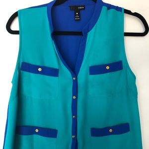 Aqua shirt